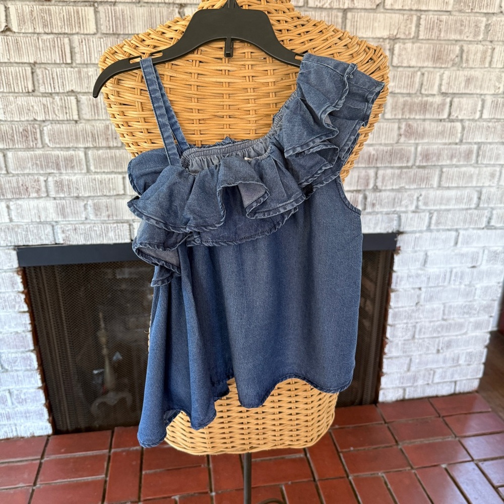 Habitual girls Stylish Blue Ruffled Kids top 10